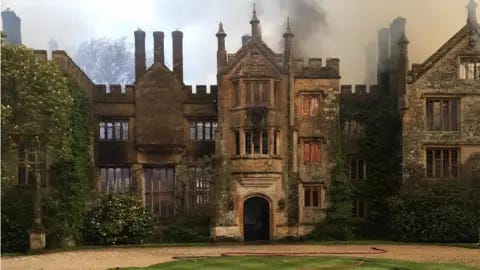 DWFRS Parnham house after the fire