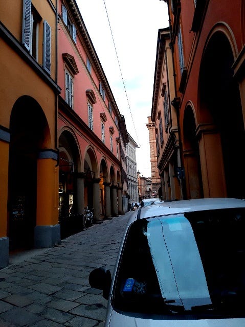 walking in Bologna