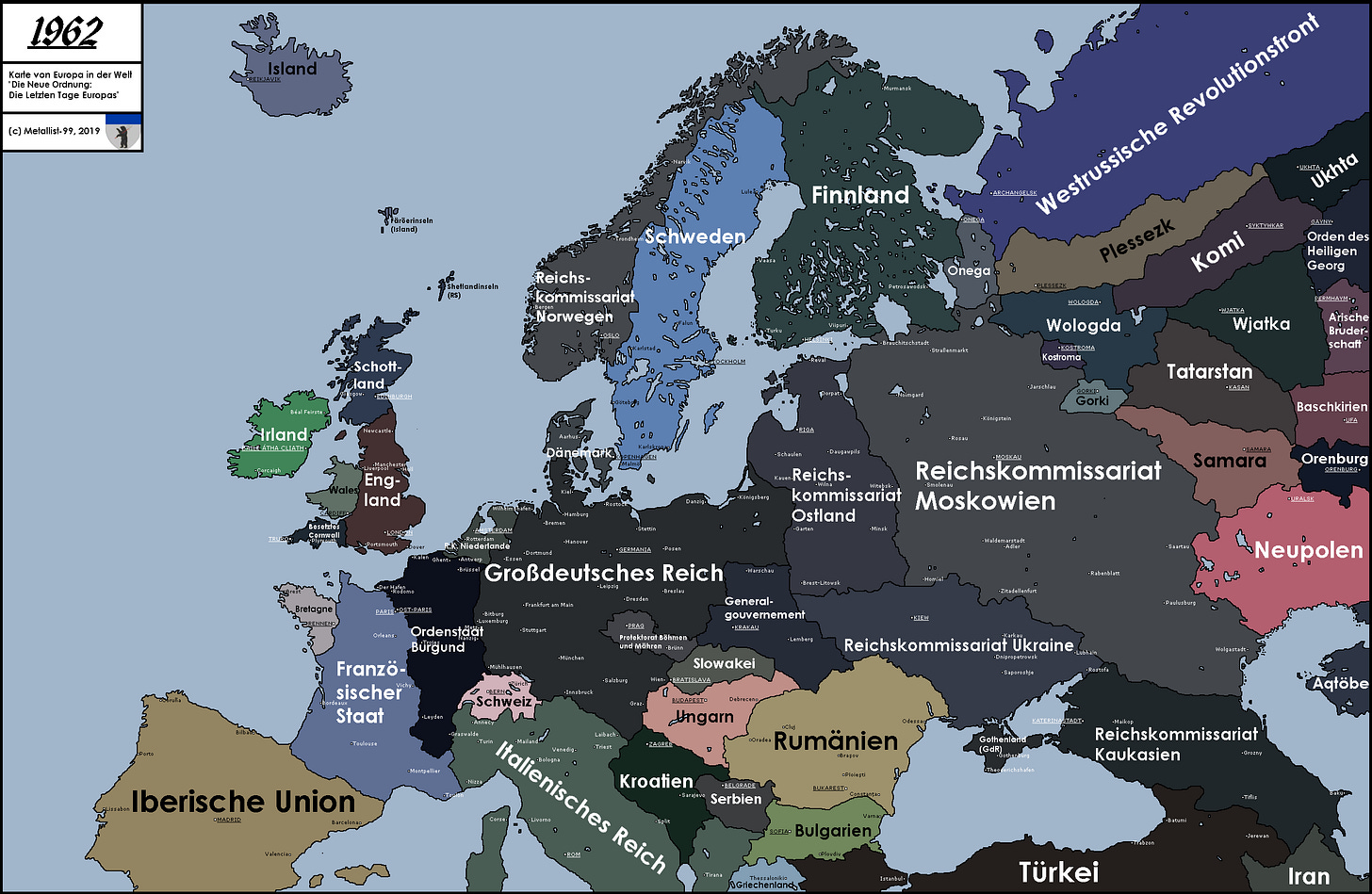 The New Order: Last Days of Europe- Europe, 1962 by Metallist-99 on  DeviantArt