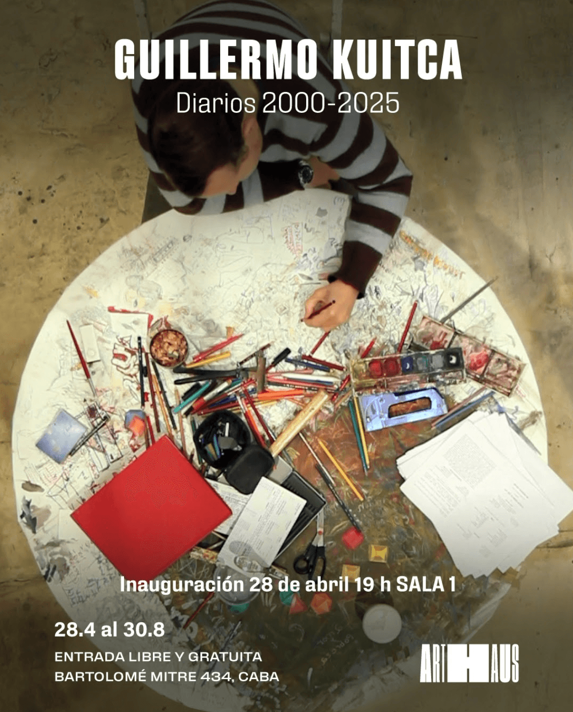 Guillermo Kuitca en ARTHAUS - En Cartel