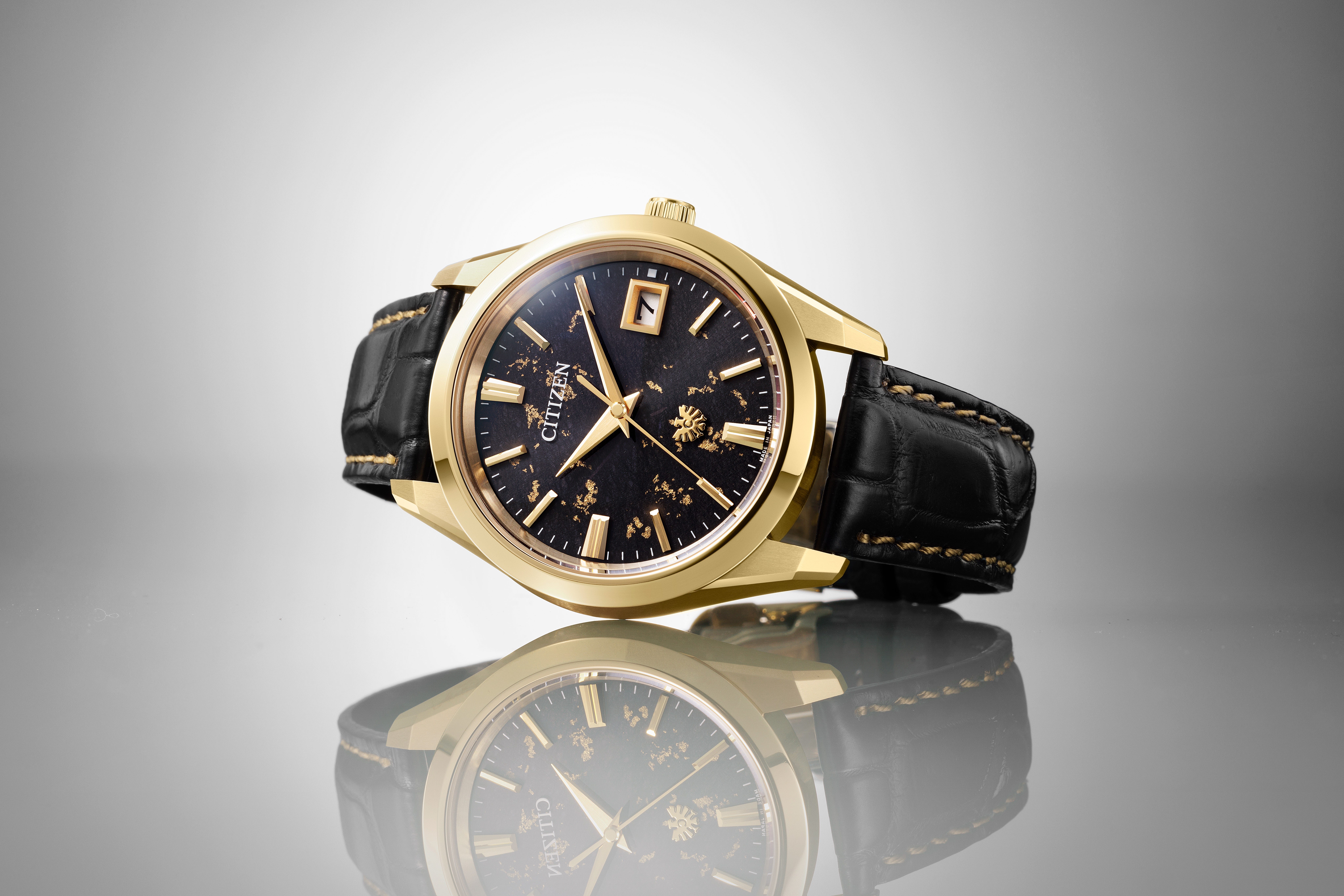 ☆ワンランク上を求めるあなたに☆Citizen CA0681-03E Primo - Men's Eco-Drive CA0681-03E Black Leather Strap Watch