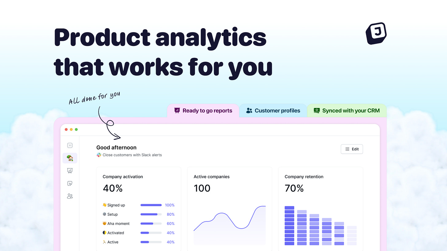 June - Customer analytics for B2B SaaS