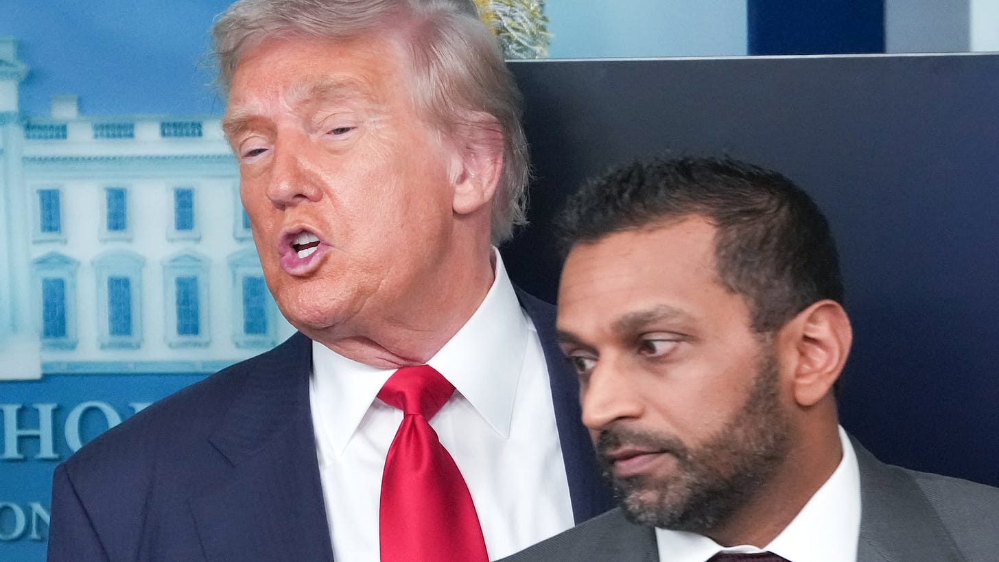 Donald Trump Hands Kash Patel a Lifeline After Bungling Hunt for Charlie  Kirks' Killer