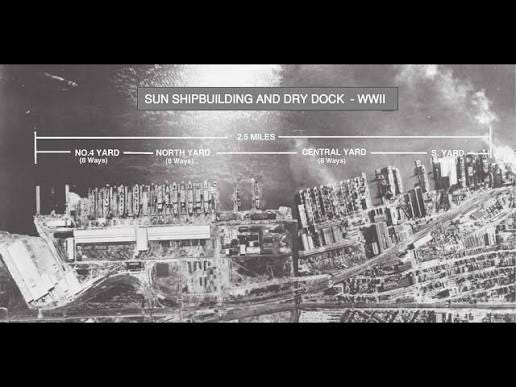 Sun Ship's Yard No. 4: Black Shipbuilding During WWII in Chester, PA - YouTube