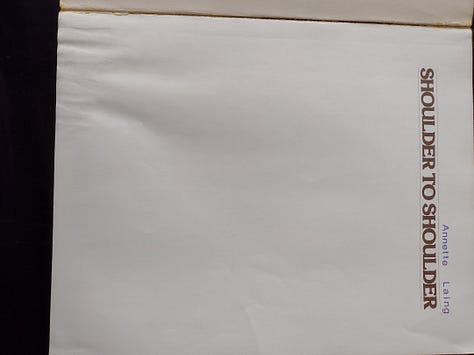Book cover and view of width
