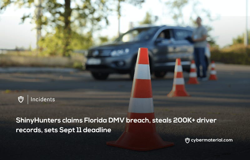 ShinyHunters Reports on Florida DMV Breach