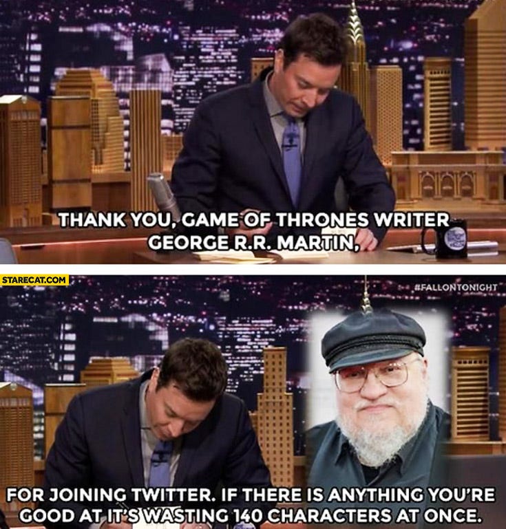 George R.R. Martin memes | StareCat.com