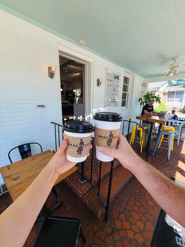 Brakeman's coffee to-go cups