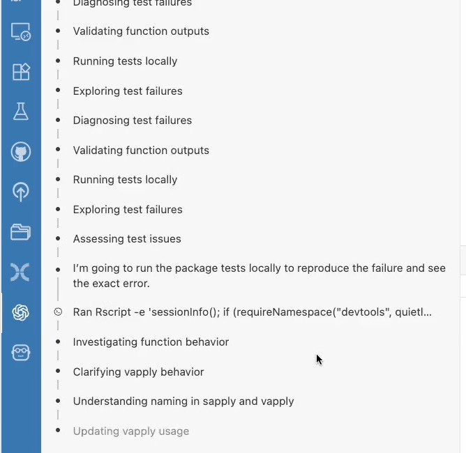 Using OpenAI Codex in Positron