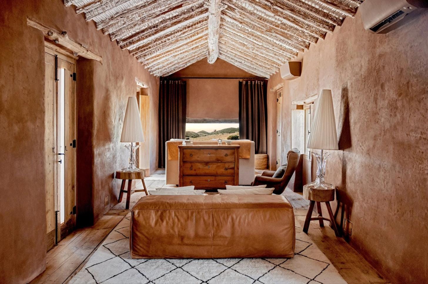 Guest suite at La Donaira eco retreat in Andalusia, Spain Guest suite at La Donaira eco retreat in Andalusia, Spain