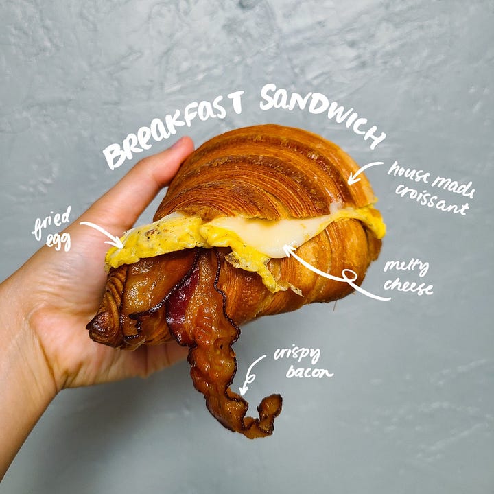 Vicente Bakery & Bistro Breakfast Sandwich