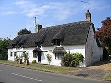 Clare's birthplace, Helpston, Peterborough. The cottage was subdivided with his family renting a part. Clare's birthplace, Helpston, Peterborough. The cottage was subdivided with his family renting a part.
