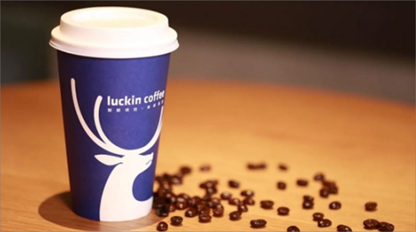 Cup of Luckin Coffee