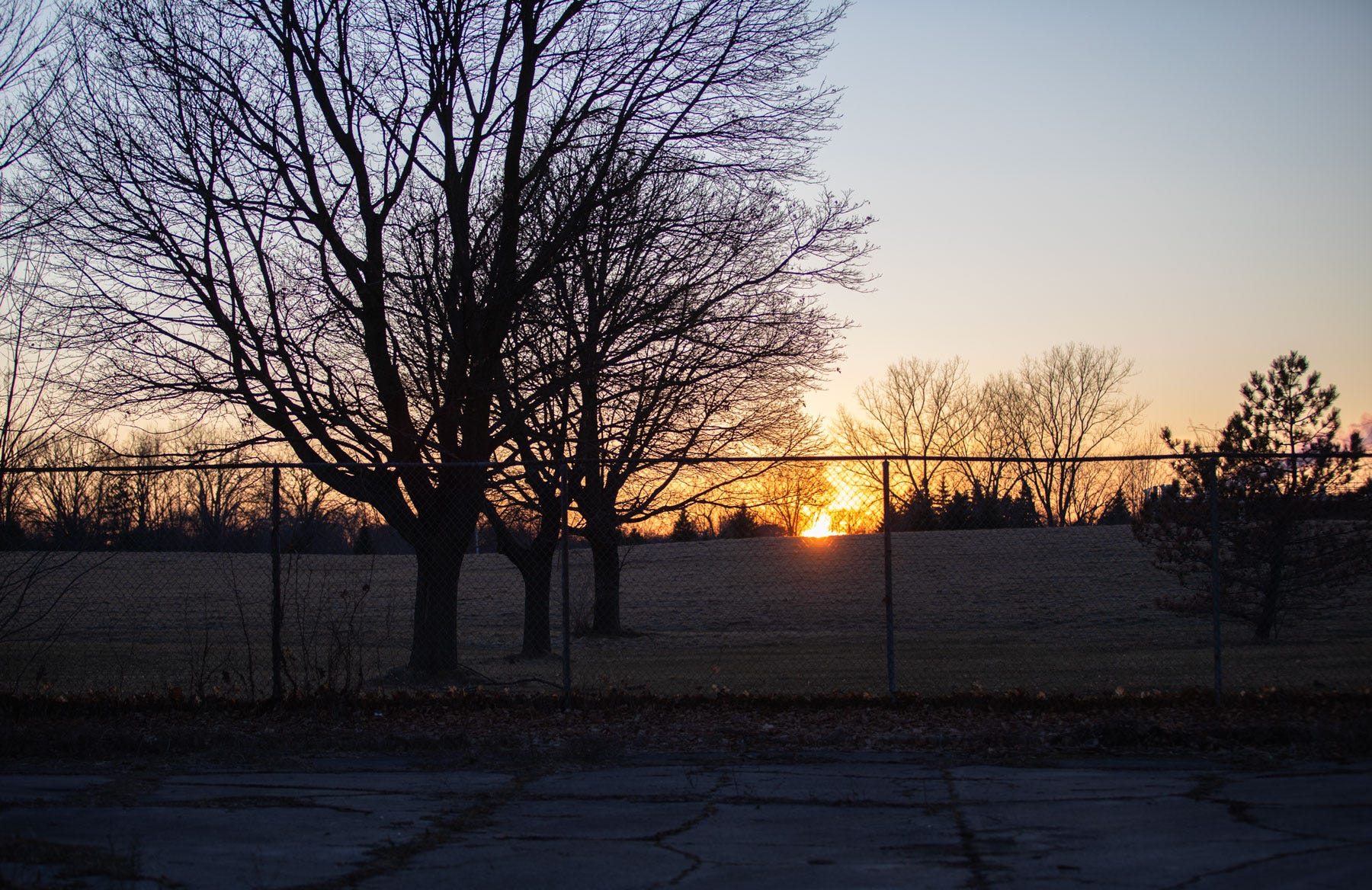 Sunset over Love Canal, spring 2024, seen from Wheatfield Ave. and 100th St. Photo by Eric Francis — Chiron Return and Planet Waves. Sunset over Love Canal, spring 2024, seen from Wheatfield Ave. and 100th St. Photo by Eric Francis — Chiron Return and Planet Waves.