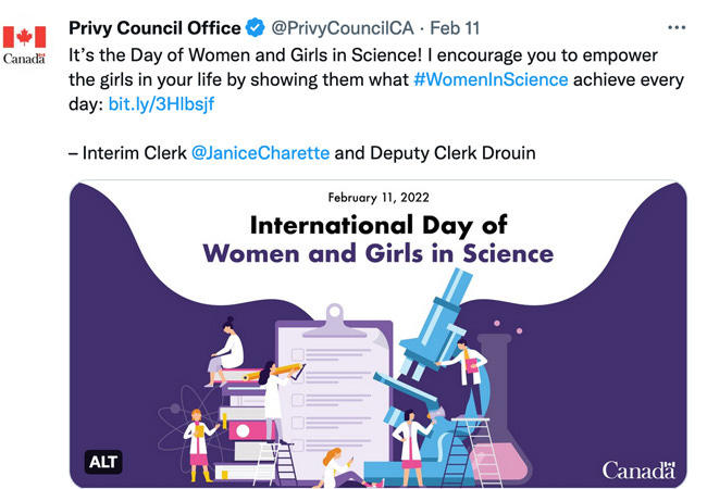 gender equality tweets
