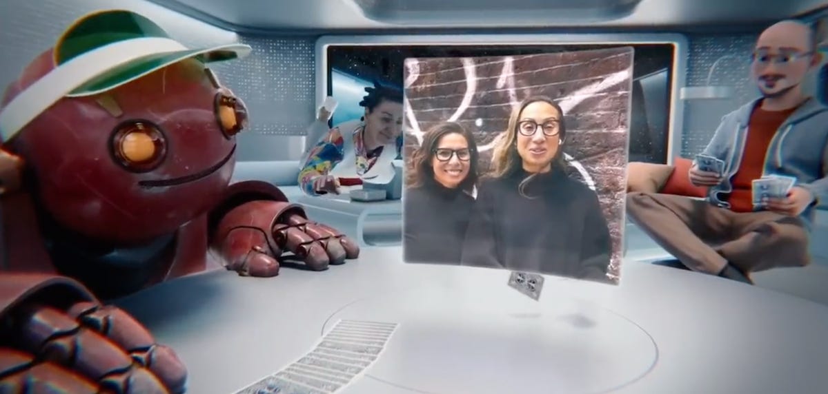 Capture d’écran de l’événement #Connect21 organisé par Facebook le 28 octobre 2021 pour présenter le « métaverse » Capture d’écran de l’événement #Connect21 organisé par Facebook le 28 octobre 2021 pour présenter le « métaverse »
