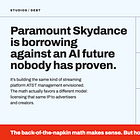 AT&T Bet Streaming Could Cover $180B in Debt and Lost. The Math Says IP Licensing Could Cover Paramount Skydance's $80B Debt.