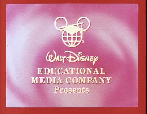 A series of opening titles for filmstrips by The Walt Disney Educational Media Company. "advice on Lice and Life Part 1." "Tigger Learns Not to Cheat." "Our Body Systems: An Overview." "Pooh Catches Spring Fever." You--and Your Ears." "No. 929: The Secret of the Pentagram." "Great Women of the 20th Century." "The Story of Menstruation."