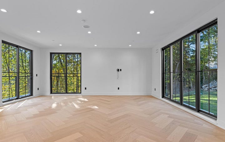 main floor and living room