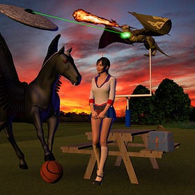 The Crux of All on a Path to Oblivion a Single Tear Shinning in the Darkness