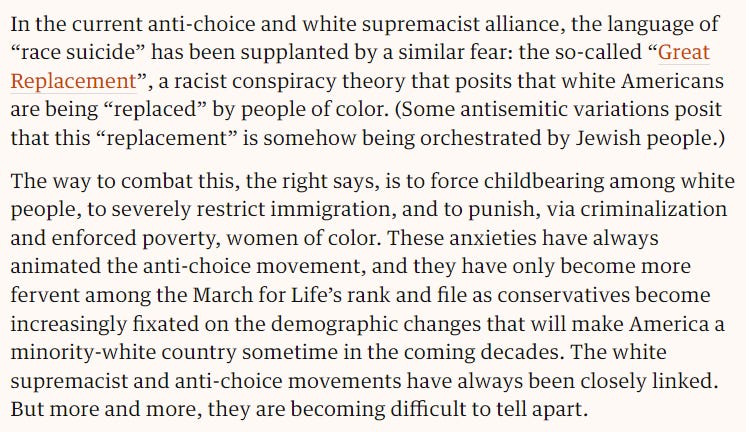 Quote from Guardian columnist Moira Donegan