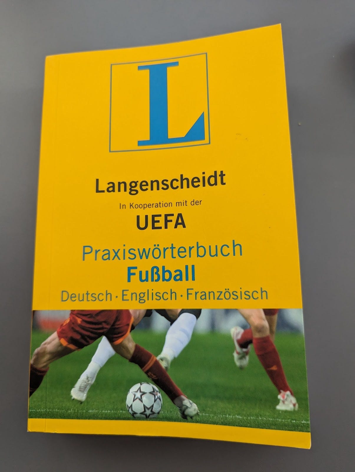 Picture of UEFA football dictionary