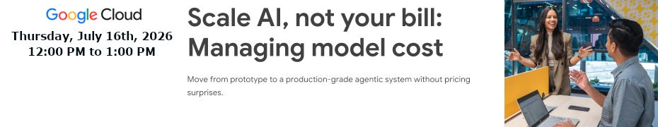 Scale AI, Not Your Bill: Managing Model Cost (July 16th) Scale AI, Not Your Bill: Managing Model Cost (July 16th)