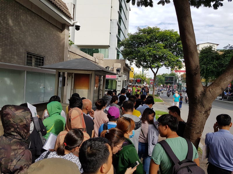 China visa queue