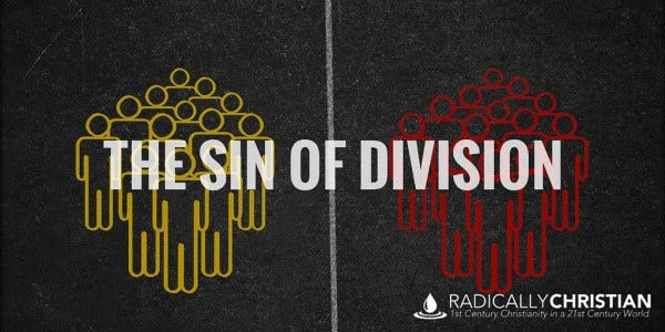 the sin of division the sin of division