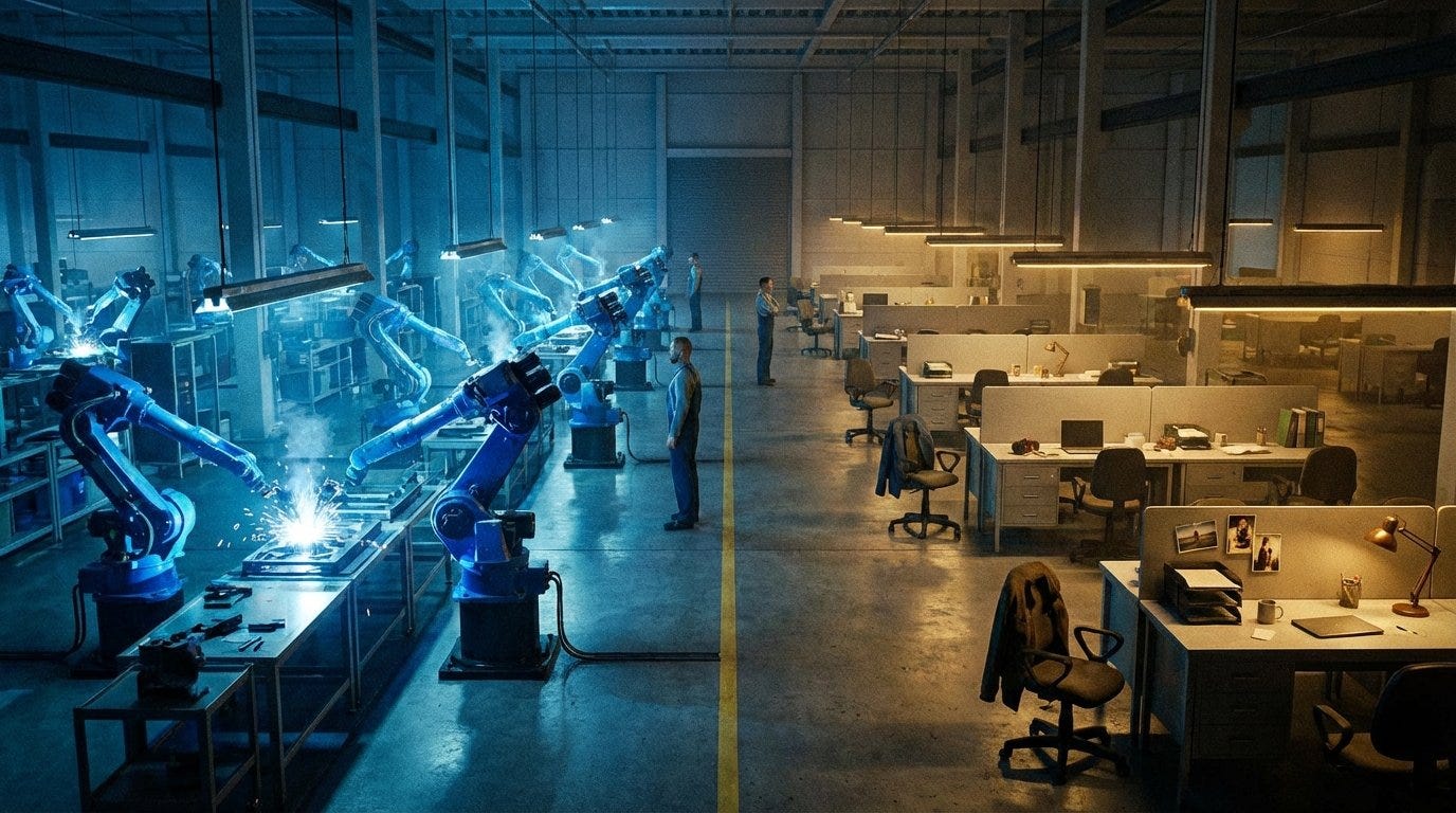 AI Job Displacement 2026: Which Industries Face the Highest Risk?