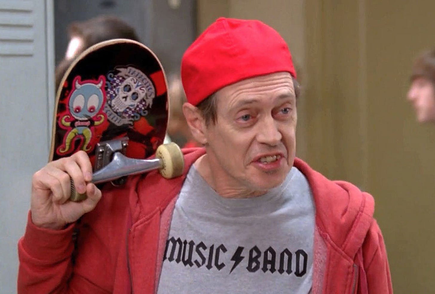 Steve Buscemi Dressed As His Own Meme For Halloween
