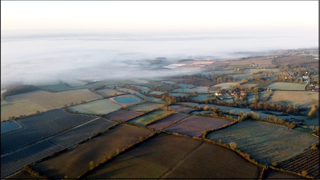 aerial view of green field under cloudy sky during daytime aerial view of green field under cloudy sky during daytime
