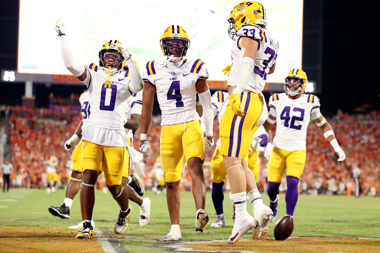 College football live scores, results: LSU tops Clemson; Texas and Alabama  stumble in season openers - Yahoo Sports College football live scores, results: LSU tops Clemson; Texas and Alabama  stumble in season openers - Yahoo Sports