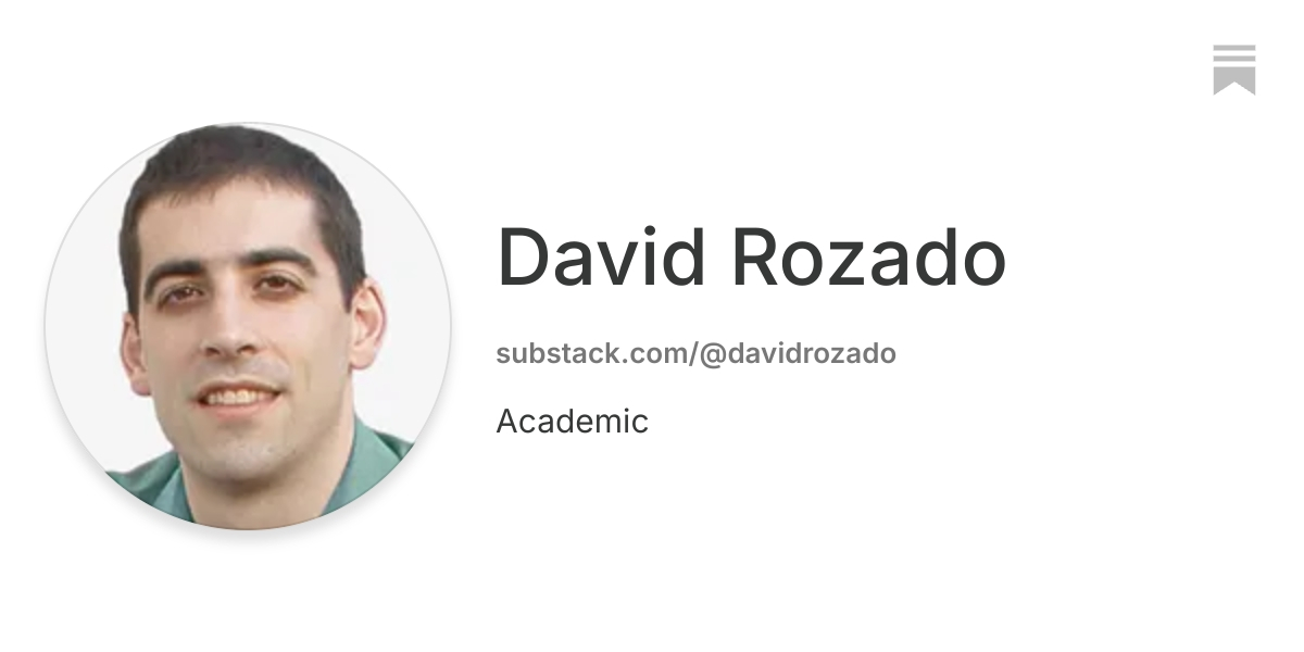 David Rozado | Substack