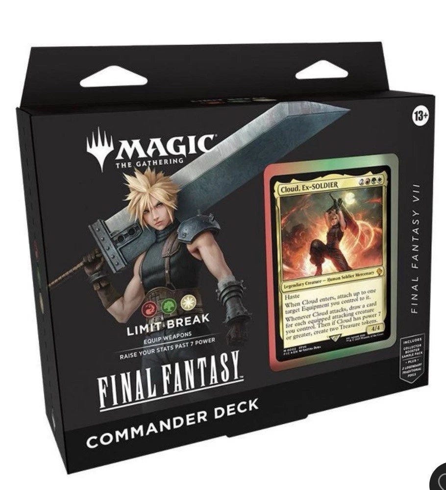 Magic The Gathering - Final Fantasy Commander Deck Magic The Gathering - Final Fantasy Commander Deck