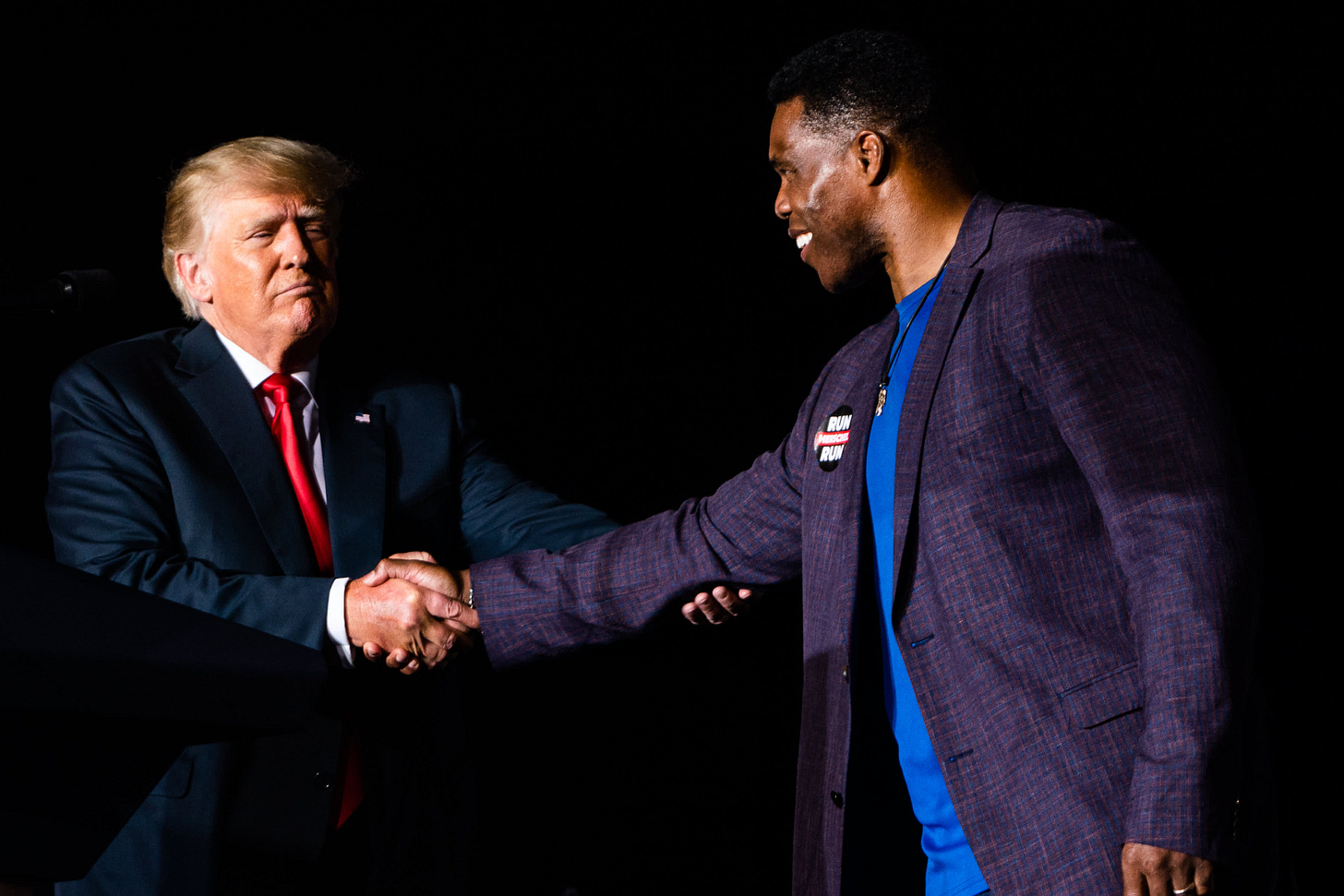 Georgia Senate: Trump defends Herschel Walker after abortion report