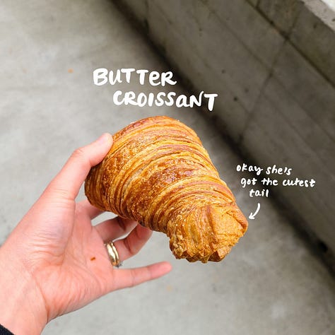 Wheatberry Bakeshop Plain Croissant
