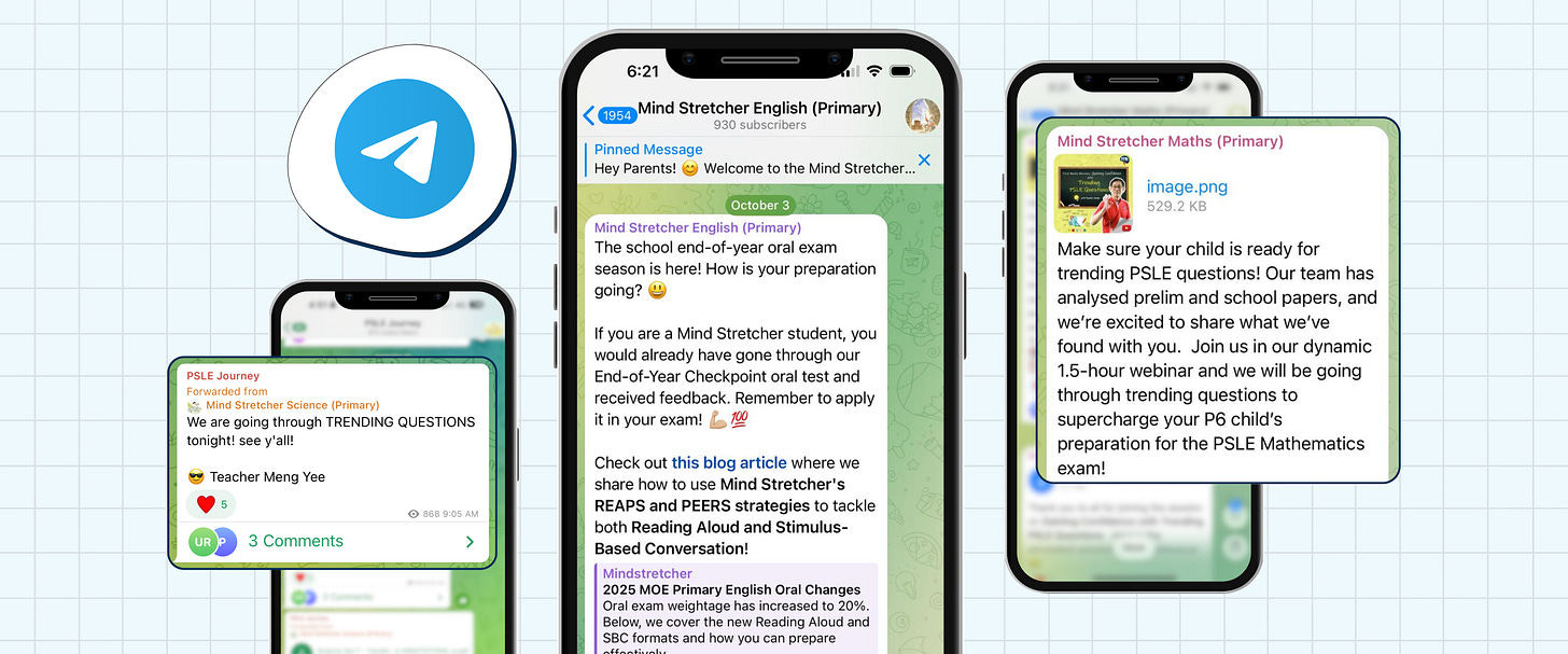 Subject-Expert Telegram Communities