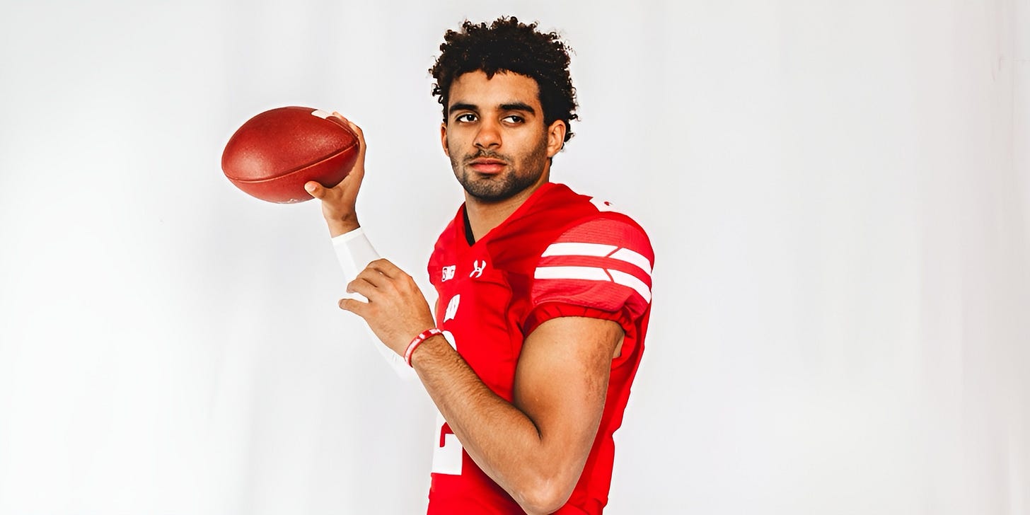 Wisconsin Badgers transfer QB Deuce Adams Wisconsin Badgers transfer QB Deuce Adams
