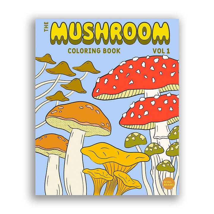 The Hangry Hippos Coloring & Activity Book and The Mushroom Coloring Book