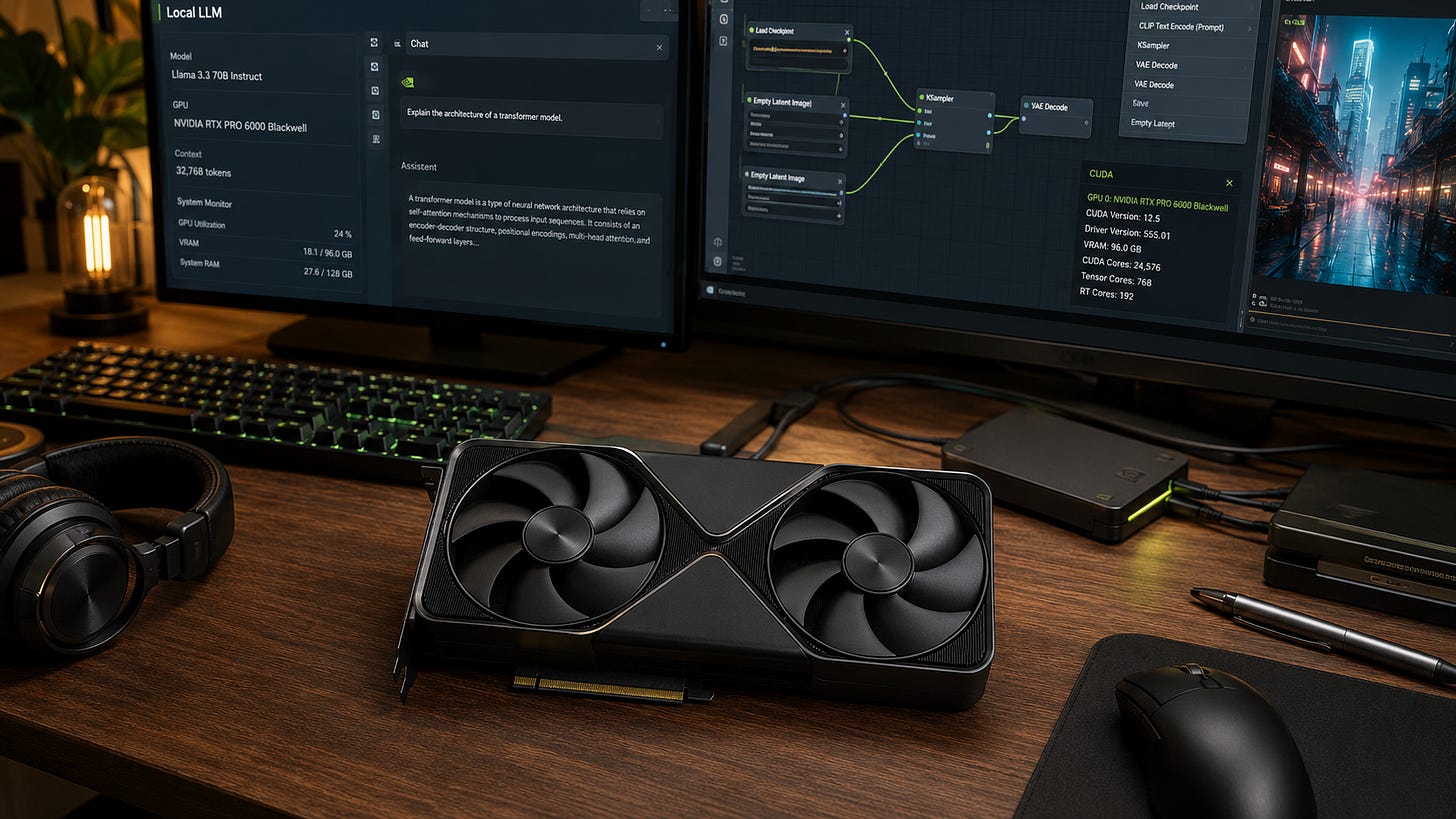 RTX PRO 6000 Blackwell vs RTX 5090: the 96GB VRAM test RTX PRO 6000 Blackwell vs RTX 5090: the 96GB VRAM test