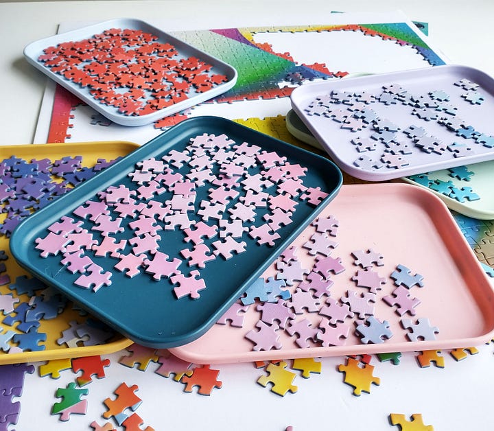 Small Puzzle Sorting Trays