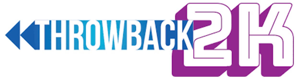 Logo for syndicated radio show Throwback 2K