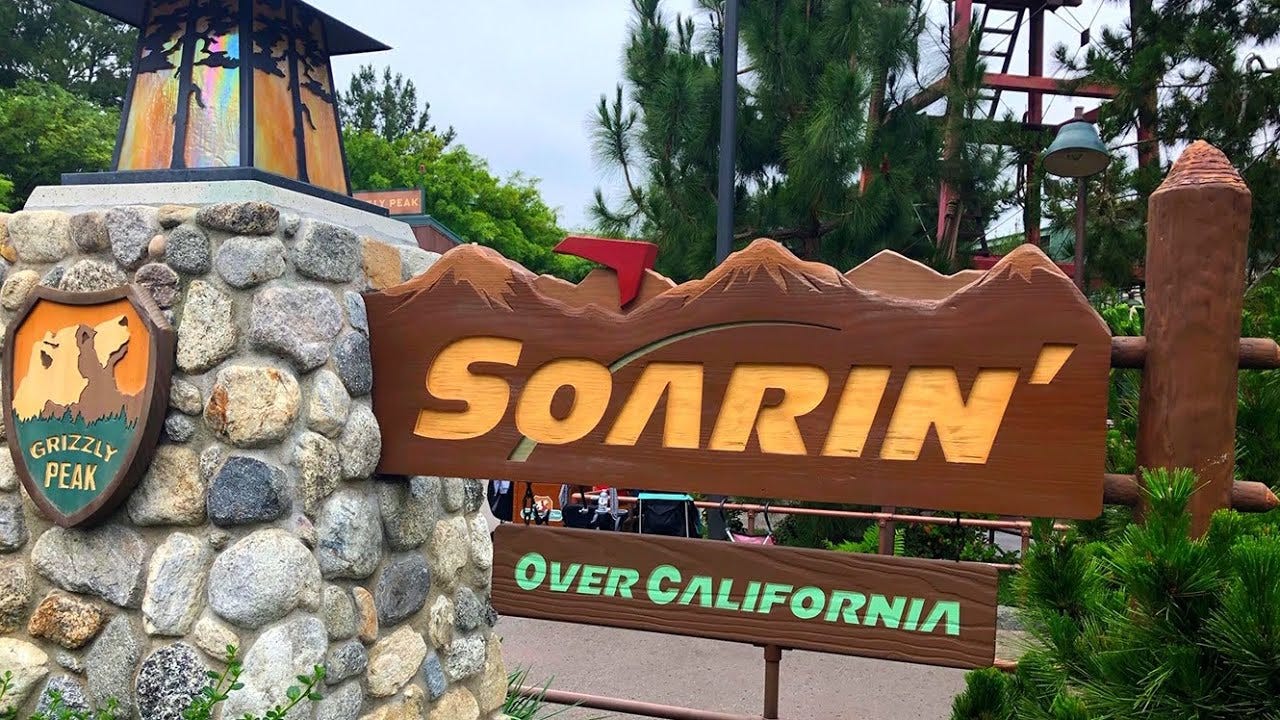 NEW 2022] SOARIN OVER CALIFORNIA - FULL RIDE - DISNEY CALIFORNIA ADVENTURE  DISNEYLAND RESORT - YouTube