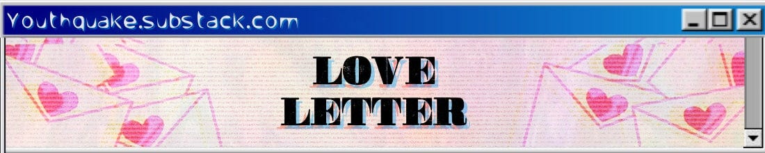Youthquake Love Letter Logo