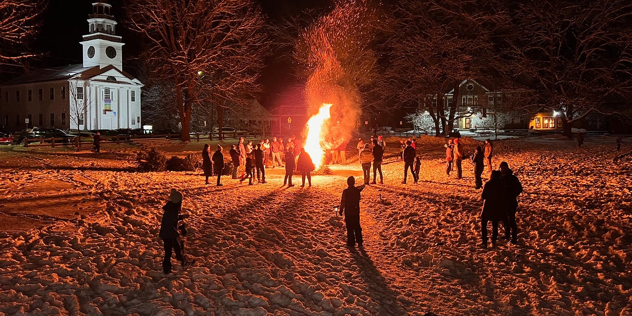 Xmas Tree Fire Event - A photo essay.