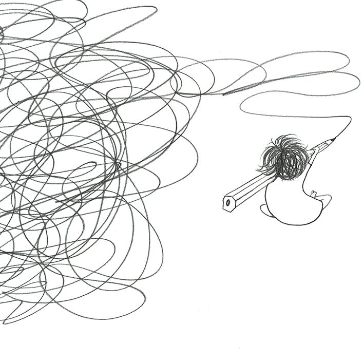 An illustrated letter