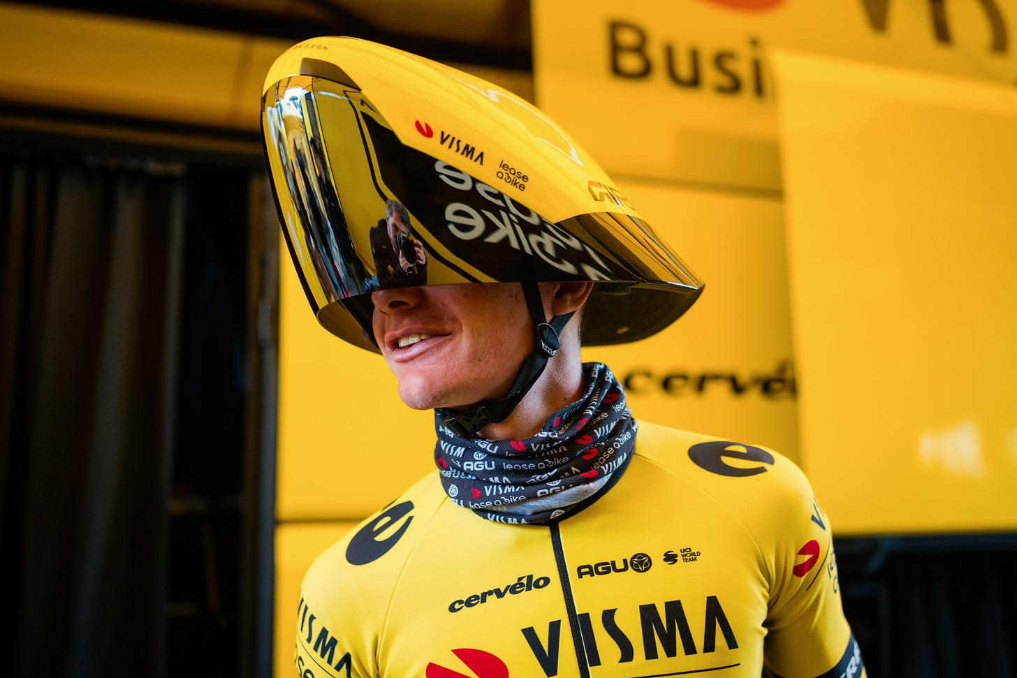 Visma-LAB time trial helmet Visma-LAB time trial helmet