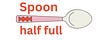 Spoon half full