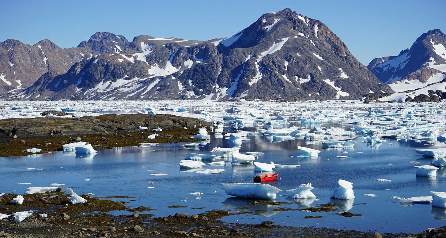 Greenland ice